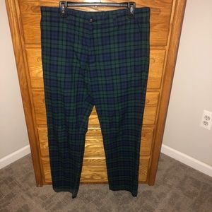 Vineyard vines black watch print pant